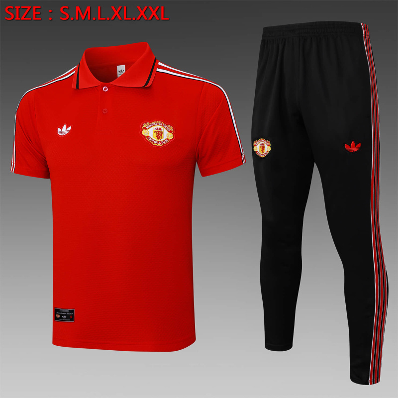 Manchester United POLO shirt training kit 2025/2026 New Season Football Jersey Sports Shirt
