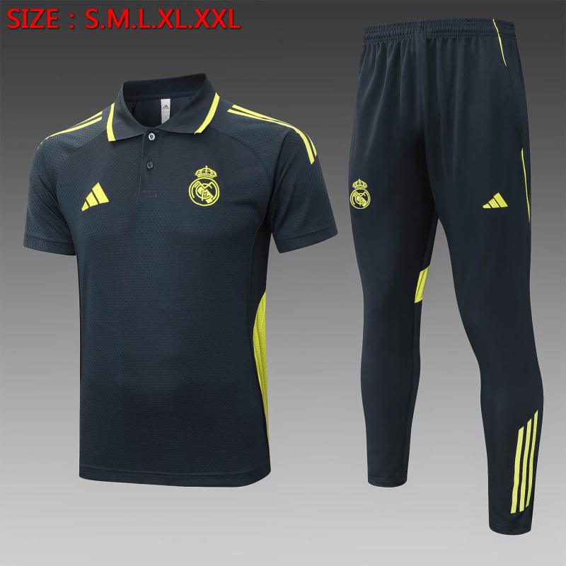 Real Madrid POLO shirt training kit 2025/2026 New Season Football Jersey Sports Shirt