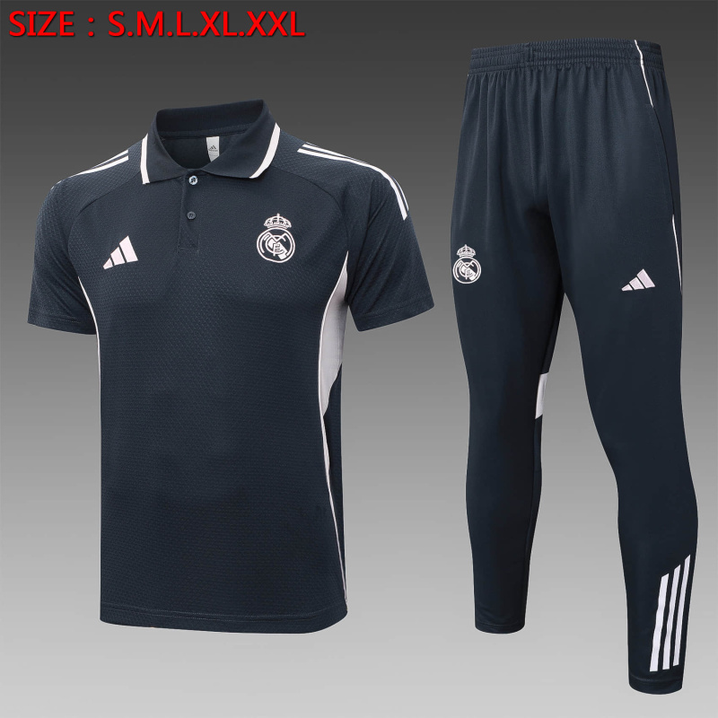 Real Madrid POLO shirt training kit 2025/2026 New Season Football Jersey Sports Shirt