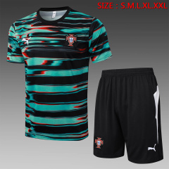Portugal Short sleeve training kit 2025/2026 New Season Football Jersey Sports Shirt