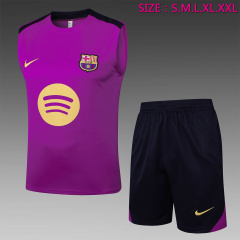 Barcelona vest Short sleeve training kit 2025/2026 New Season Football Jersey Sports Shirt
