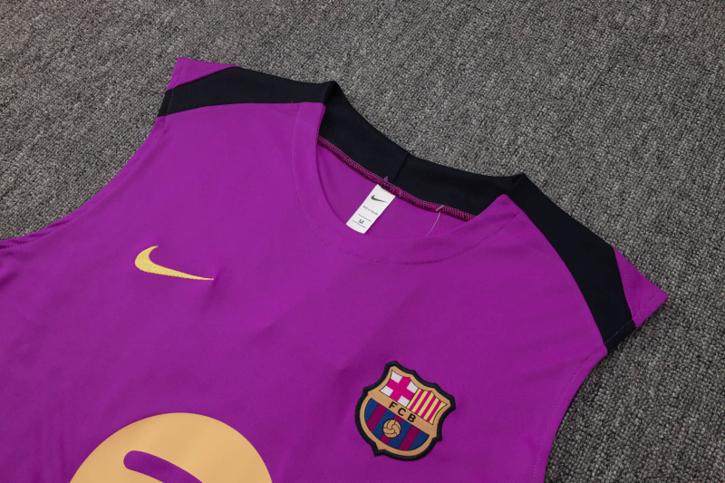 Barcelona vest Short sleeve training kit 2025/2026 New Season Football Jersey Sports Shirt
