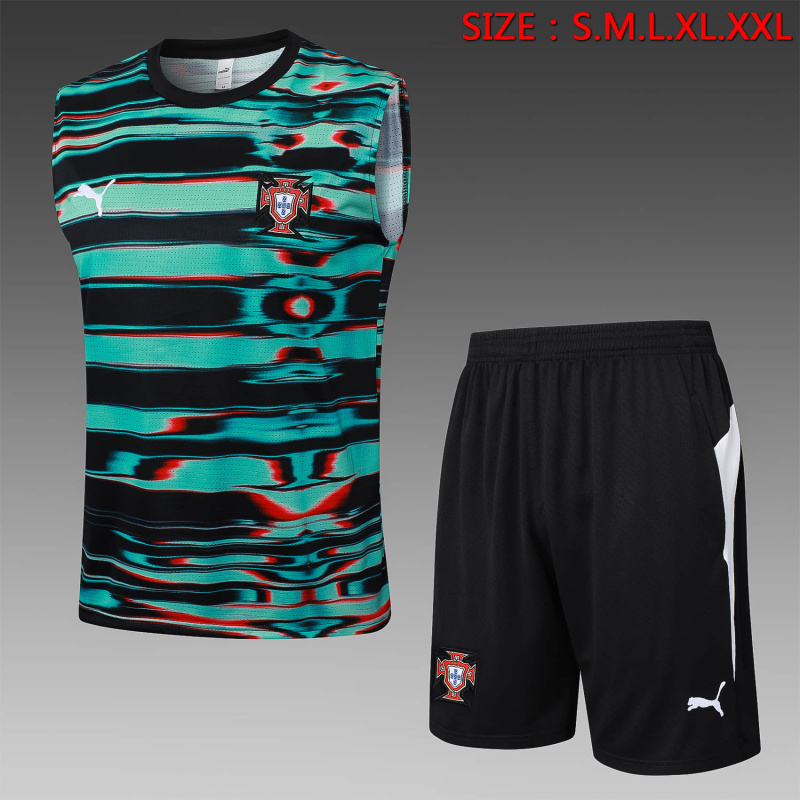 Portugal vest Short sleeve training kit 2025/2026 New Season Football Jersey Sports Shirt