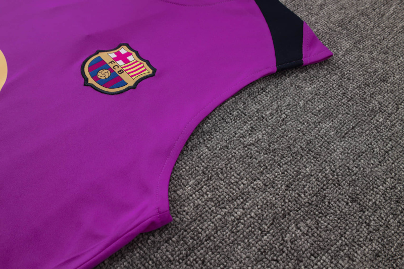 Barcelona vest Short sleeve training kit 2025/2026 New Season Football Jersey Sports Shirt