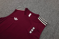 Ajax vest Short sleeve training kit 2025/2026 New Season Football Jersey Sports Shirt