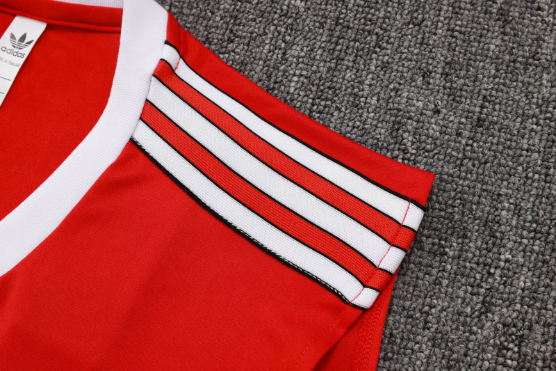 Manchester United vest Short sleeve training kit 2025/2026 New Season Football Jersey Sports Shirt