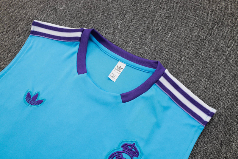 Real Madrid vest Short sleeve training kit 2025/2026 New Season Football Jersey Sports Shirt