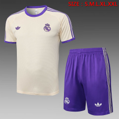 Real Madrid Short sleeve training kit 2025/2026 New Season Football Jersey Sports Shirt
