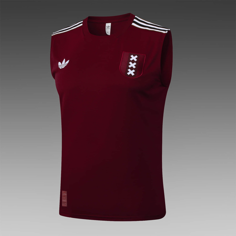Ajax vest Short sleeve training kit 2025/2026 New Season Football Jersey Sports Shirt