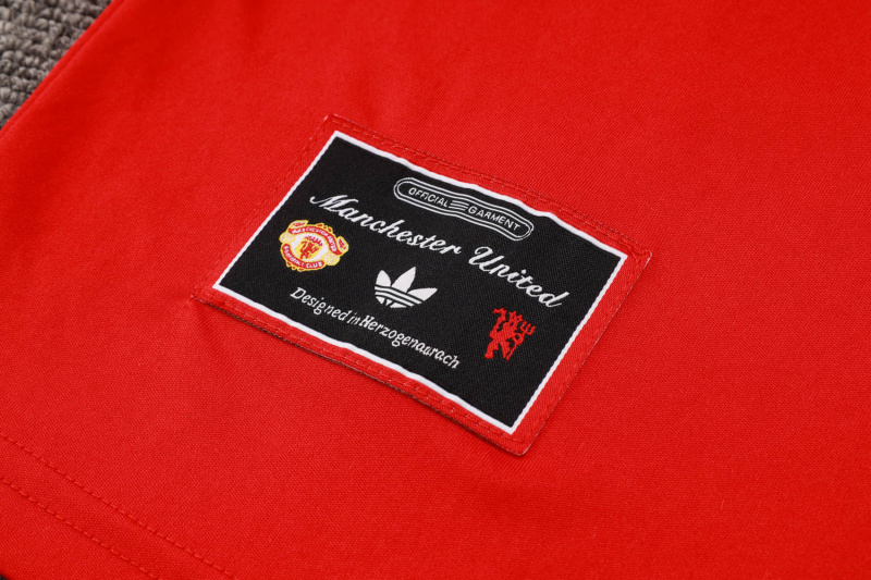 Manchester United vest Short sleeve training kit 2025/2026 New Season Football Jersey Sports Shirt