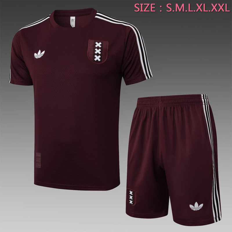 Ajax Short sleeve training kit 2025/2026 New Season Football Jersey Sports Shirt