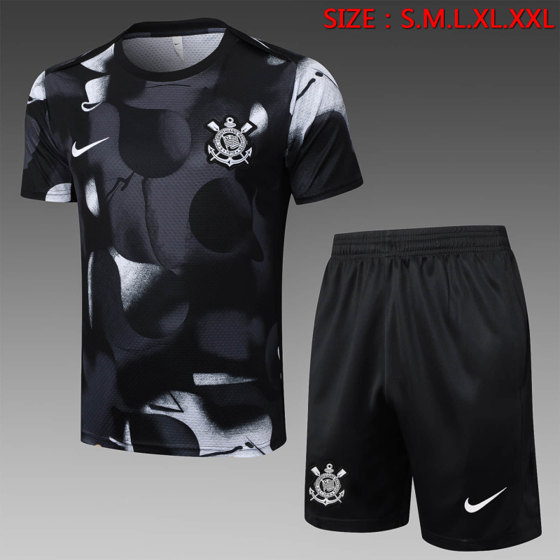 Corinthians Short sleeve training kit 2025/2026 New Season Football Jersey Sports Shirt
