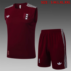 Ajax vest Short sleeve training kit 2025/2026 New Season Football Jersey Sports Shirt
