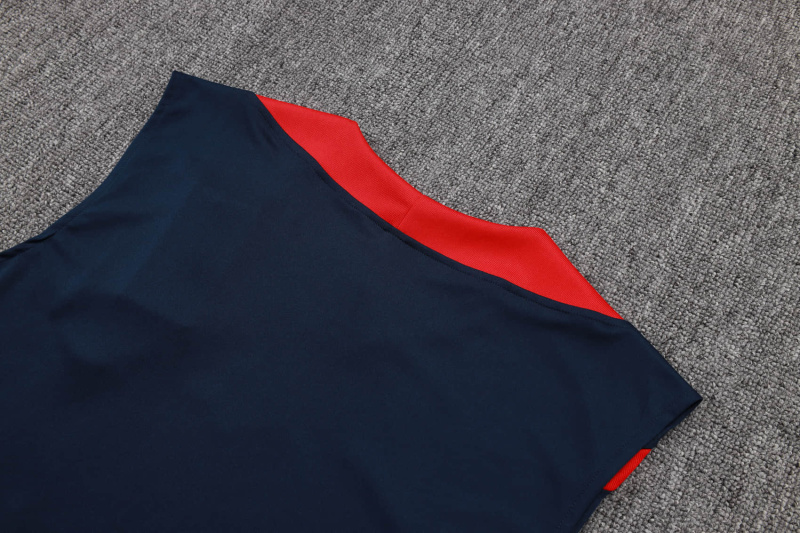 PSG vest Short sleeve training kit 2025/2026 New Season Football Jersey Sports Shirt