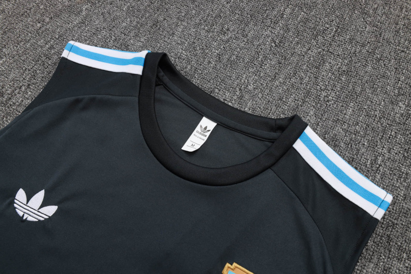 Argentina vest Short sleeve training kit 2025/2026 New Season Football Jersey Sports Shirt