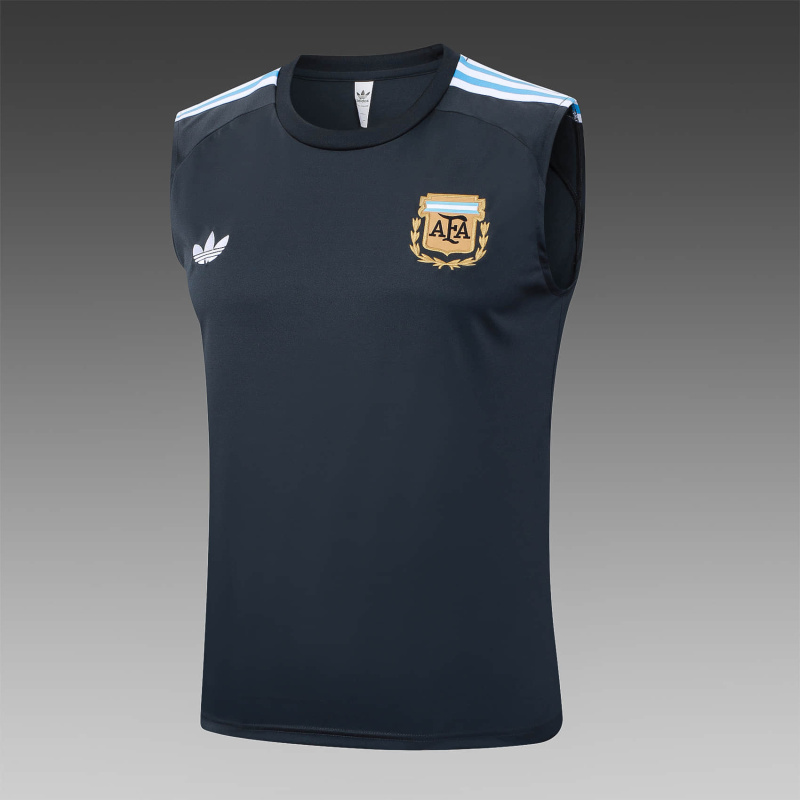Argentina vest Short sleeve training kit 2025/2026 New Season Football Jersey Sports Shirt
