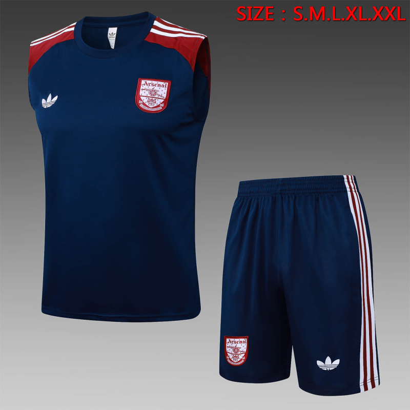 Arsenal vest Short sleeve training kit 2025/2026 New Season Football Jersey Sports Shirt