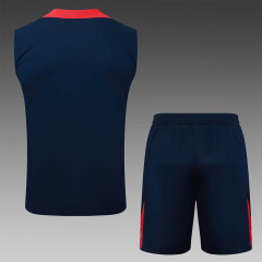 PSG vest Short sleeve training kit 2025/2026 New Season Football Jersey Sports Shirt