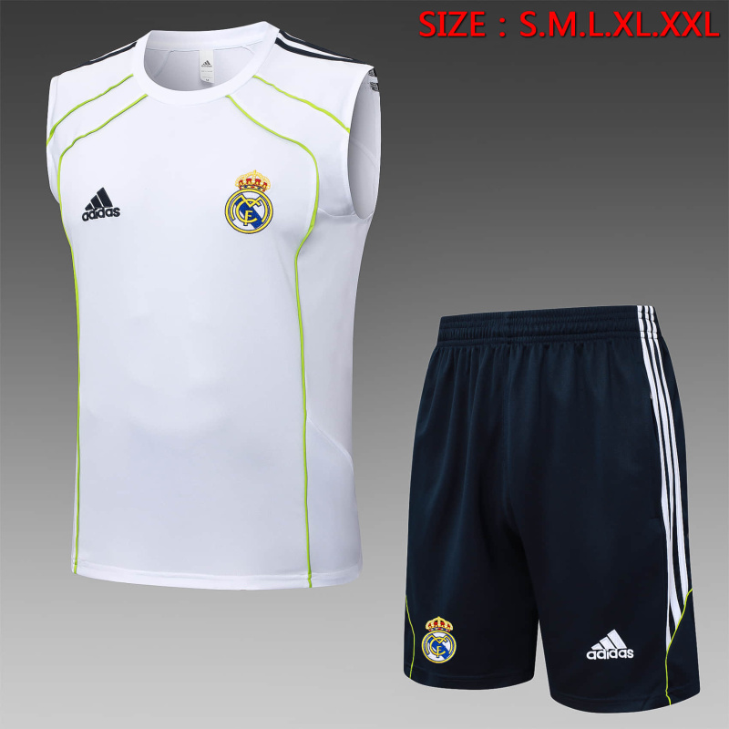 Real Madrid vest Short sleeve training kit 2025/2026 New Season Football Jersey Sports Shirt