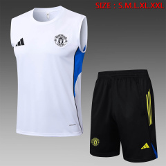 Manchester United vest Short sleeve training kit 2025/2026 New Season Football Jersey Sports Shirt