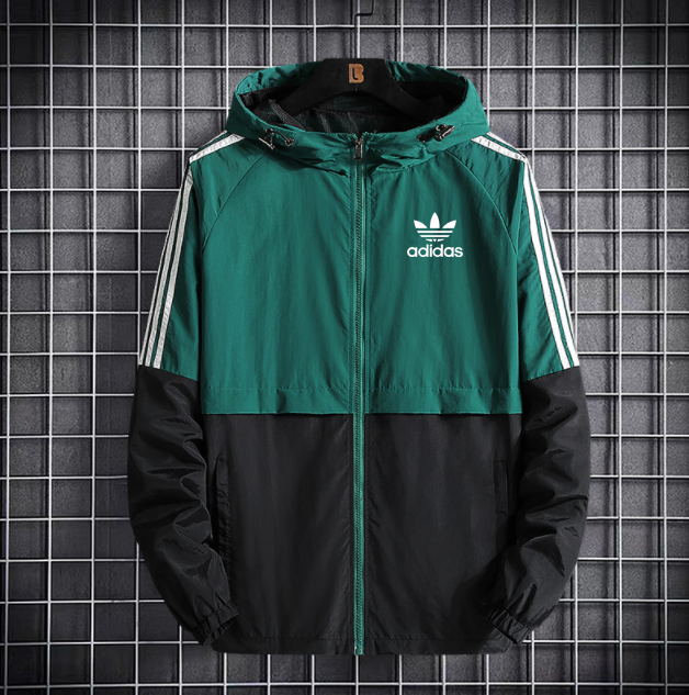 Adidas Windbreaker Jacket Football Jersey Sports Shirt