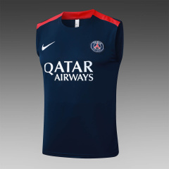 PSG vest Short sleeve training kit 2025/2026 New Season Football Jersey Sports Shirt