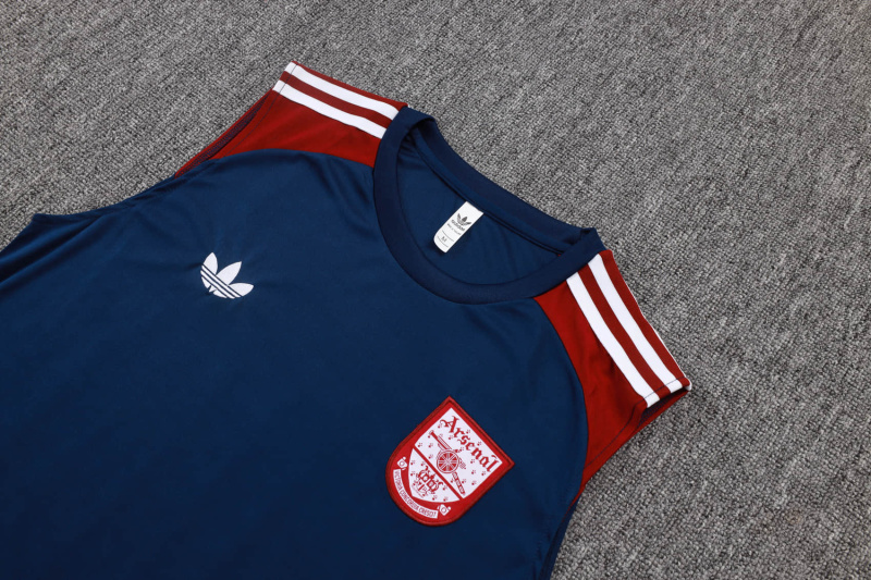 Arsenal vest Short sleeve training kit 2025/2026 New Season Football Jersey Sports Shirt