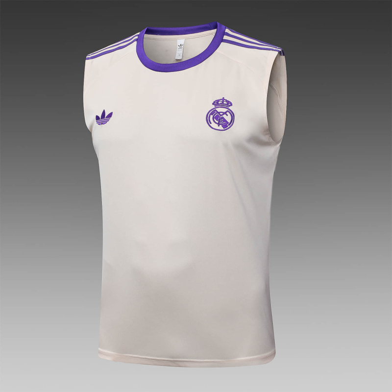 Real Madrid vest Short sleeve training kit 2025/2026 New Season Football Jersey Sports Shirt