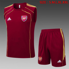 Arsenal vest Short sleeve training kit 2025/2026 New Season Football Jersey Sports Shirt