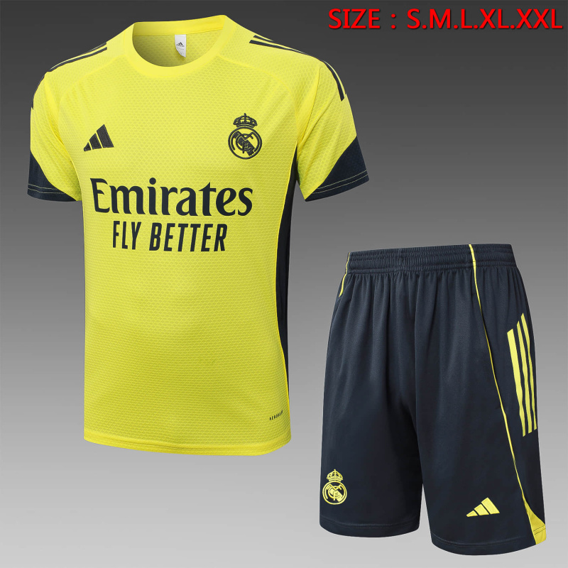 Real Madrid Short sleeve training kit 2025/2026 New Season Football Jersey Sports Shirt