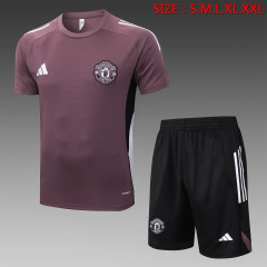 Manchester United Short sleeve training kit 2025/2026 New Season Football Jersey Sports Shirt