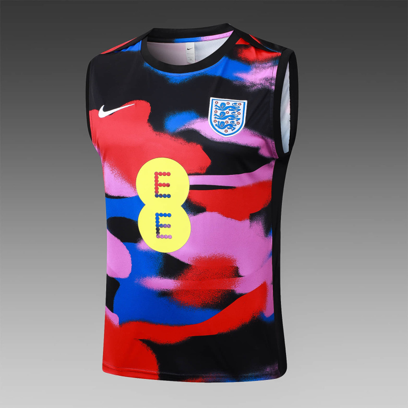 England Vest Short sleeve training kit 2025/2026 New Season Football Jersey Sports Shirt