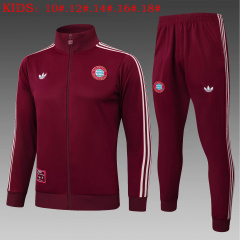 KIDS Bayern Munich Hoodie Jacket Kit 2025/2026 New Season Football Jersey Sports Shirt