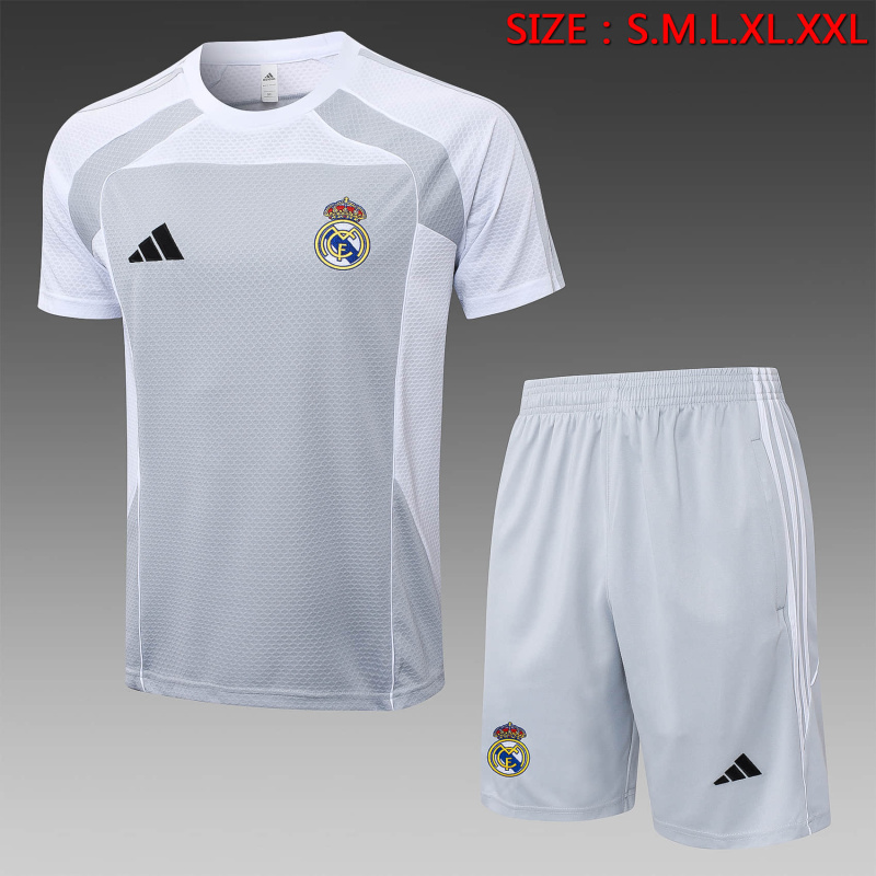 Real Madrid Short sleeve training kit 2025/2026 New Season Football Jersey Sports Shirt