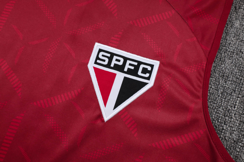 São Paulo Vest Short sleeve training kit 2025/2026 New Season Football Jersey Sports Shirt