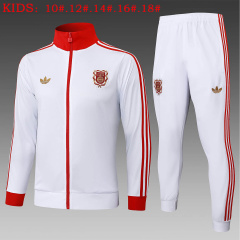 KIDS Bayern Munich 125th Anniversary Long-sleeved Half-pull Training Kit 2025/2026 New Season Football Jersey Sports Shirt