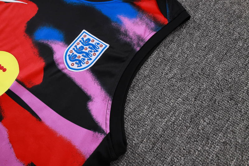 England Vest Short sleeve training kit 2025/2026 New Season Football Jersey Sports Shirt