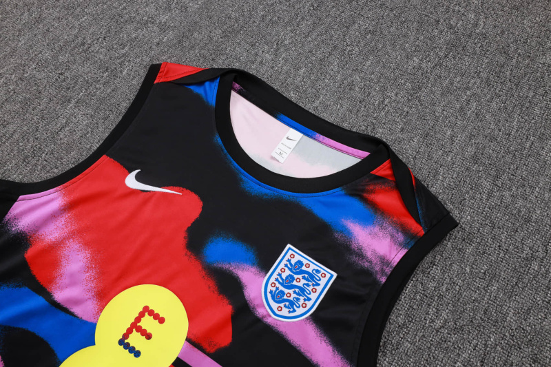 England Vest Short sleeve training kit 2025/2026 New Season Football Jersey Sports Shirt