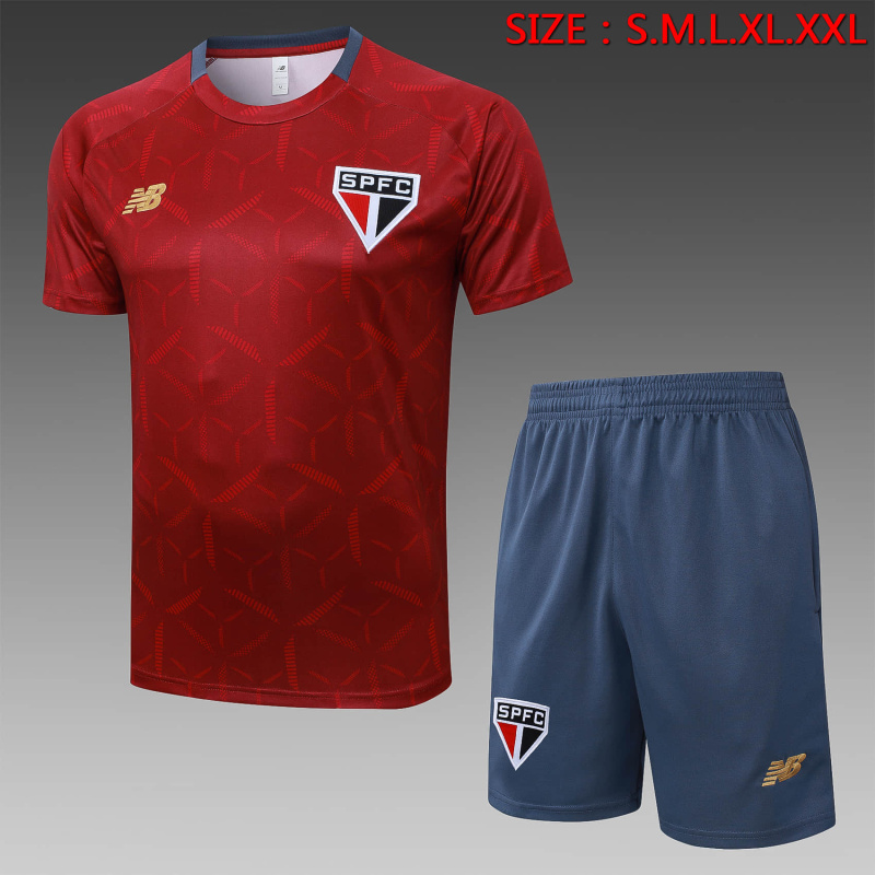 São Paulo Short sleeve training kit 2025/2026 New Season Football Jersey Sports Shirt