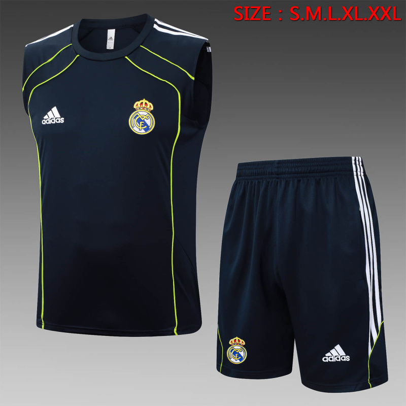 Real Madrid Vest Short sleeve training kit 2025/2026 New Season Football Jersey Sports Shirt