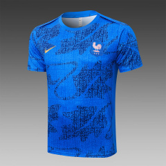 France Short sleeve training kit 2025/2026 New Season Football Jersey Sports Shirt