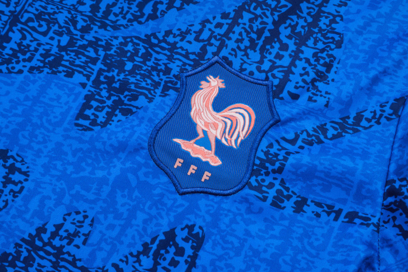 France Short sleeve training kit 2025/2026 New Season Football Jersey Sports Shirt
