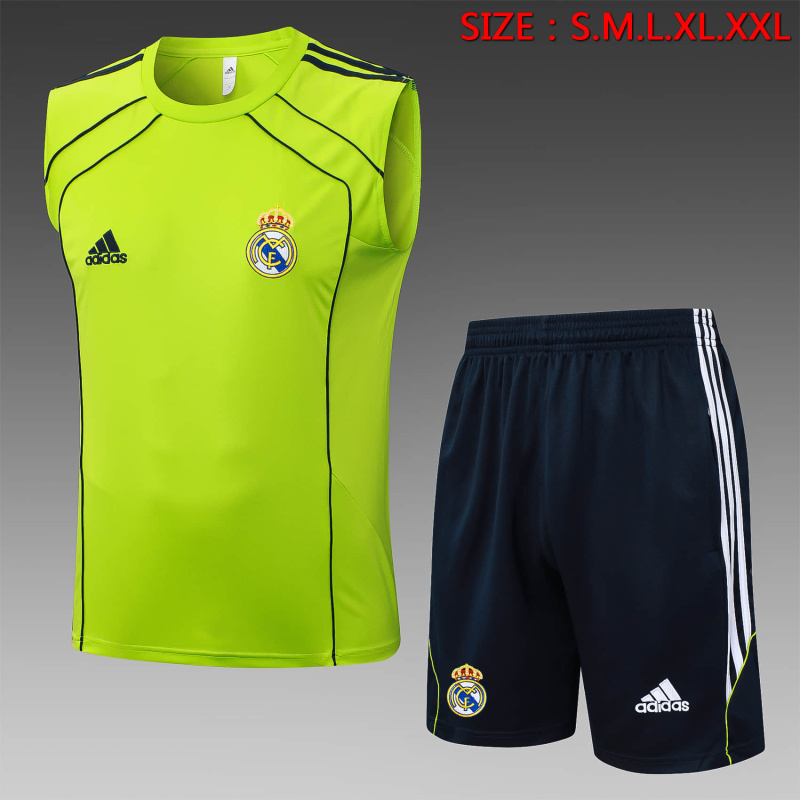 Real Madrid Vest Short sleeve training kit 2025/2026 New Season Football Jersey Sports Shirt