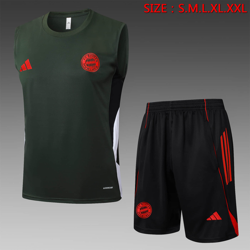 Bayern Munich vest Short sleeve training kit 2025/2026 New Season Football Jersey Sports Shirt