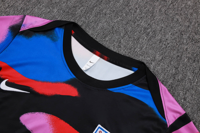 England Short sleeve training kit 2025/2026 New Season Football Jersey Sports Shirt