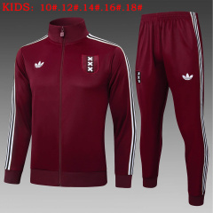KIDS Ajax Hoodie jacket kit 2025/2026 New Season Football Jersey Sports Shirt