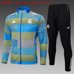 KIDS Real Madrid Hoodie jacket kit 2025/2026 New Season Football Jersey Sports Shirt