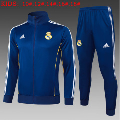 KIDS Real Madrid Hoodie jacket kit 2025/2026 New Season Football Jersey Sports Shirt