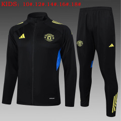 KIDS Manchester United Hoodie jacket kit 2025/2026 New Season Football Jersey Sports Shirt