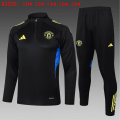 KIDS Manchester United Jacket training kit 2025/2026 New Season Football Jersey Sports Shirt